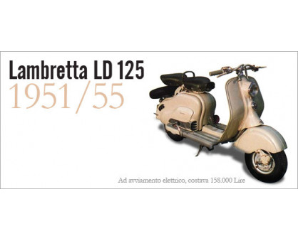Avviamento Lambretta 125 Li  . Honda Ps 150 (Passt Zu: