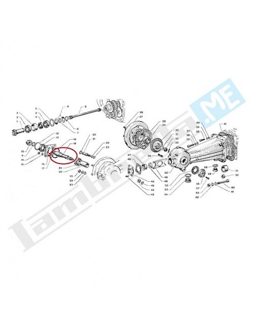 Albero trasmissione ruota posteriore