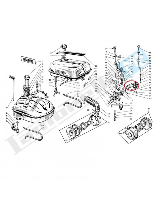 Pipa attacco carburatore