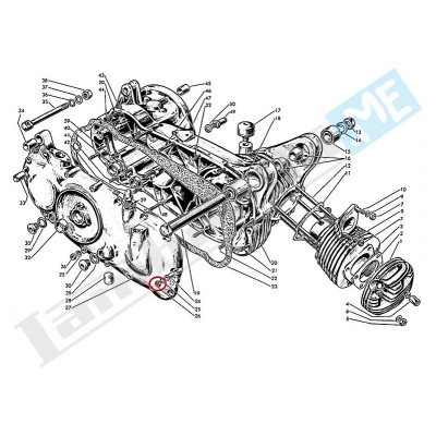 Dado Ø 6mm, alto, chiave 10mm