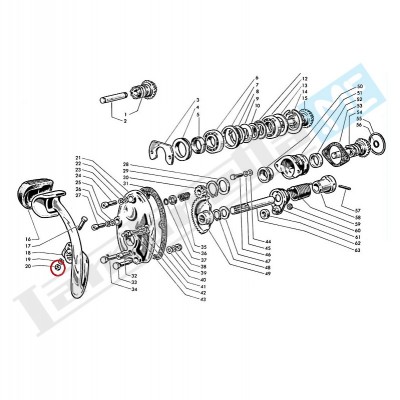 Dado Ø 6mm, alto, chiave 10mm