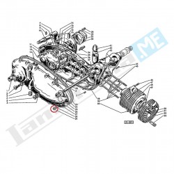 Dado Ø 6mm, alto, chiave 10mm