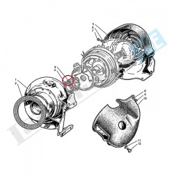 Dado Ø 6mm, alto, chiave 10mm