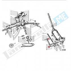 Dado Ø 6mm, alto, chiave 10mm