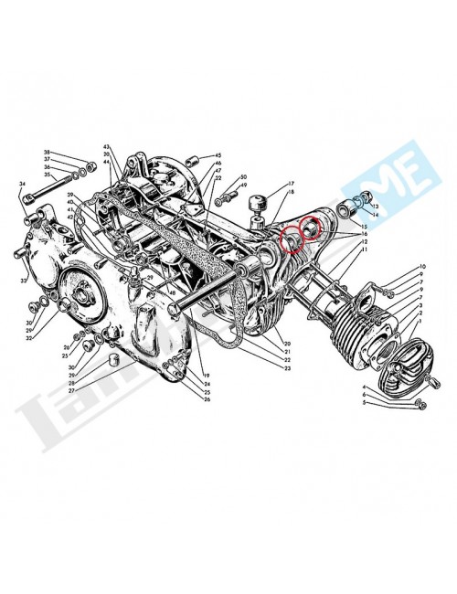 Cono per perno motore 175