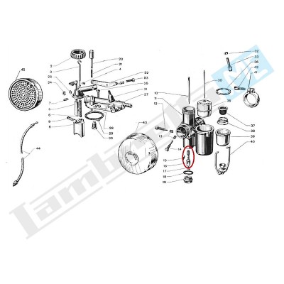 Polverizzatore n.255/B(per carburatore tipo MA18B3)