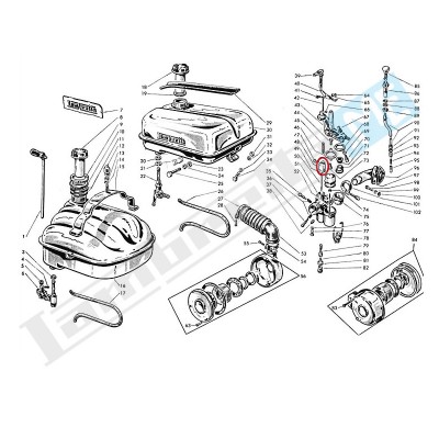 Valvola gas n.75(per carburatore tipo MA18B3)