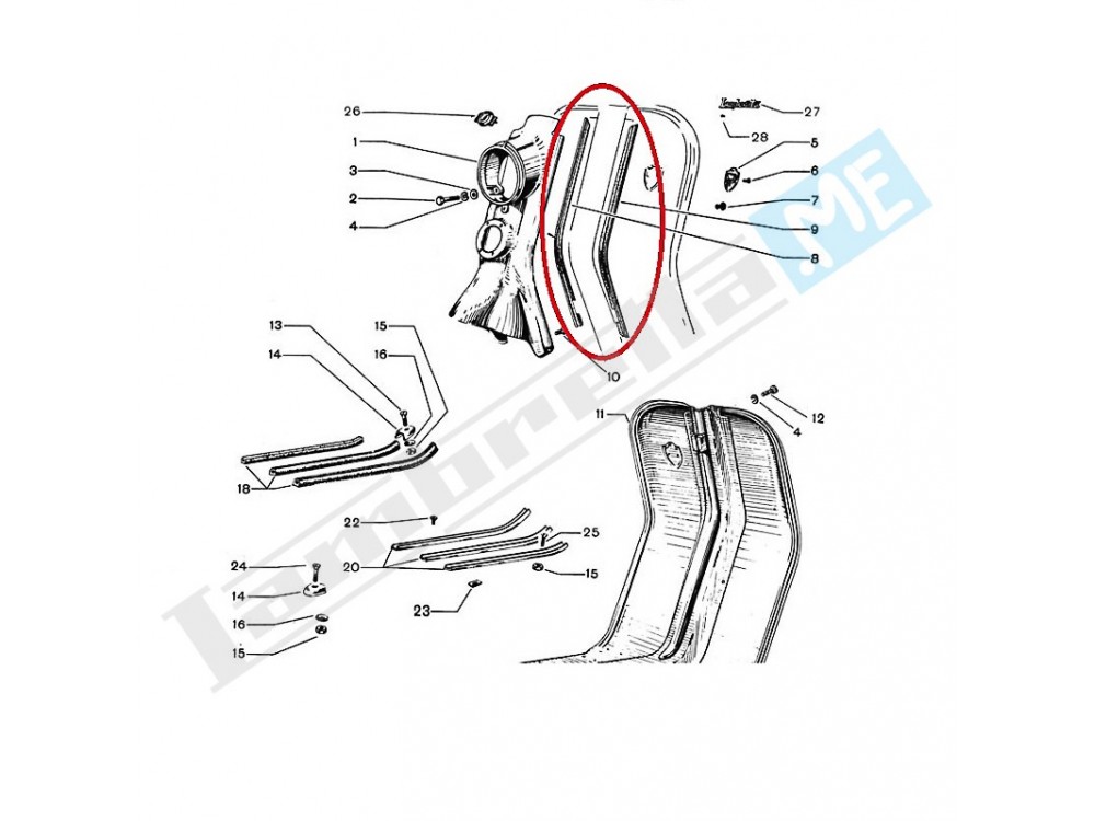 Coppia profili frontale bianchi