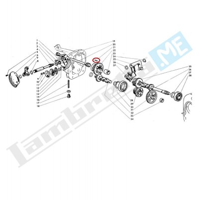 Serie rulli cambio A/B/C/D/LD/E/F