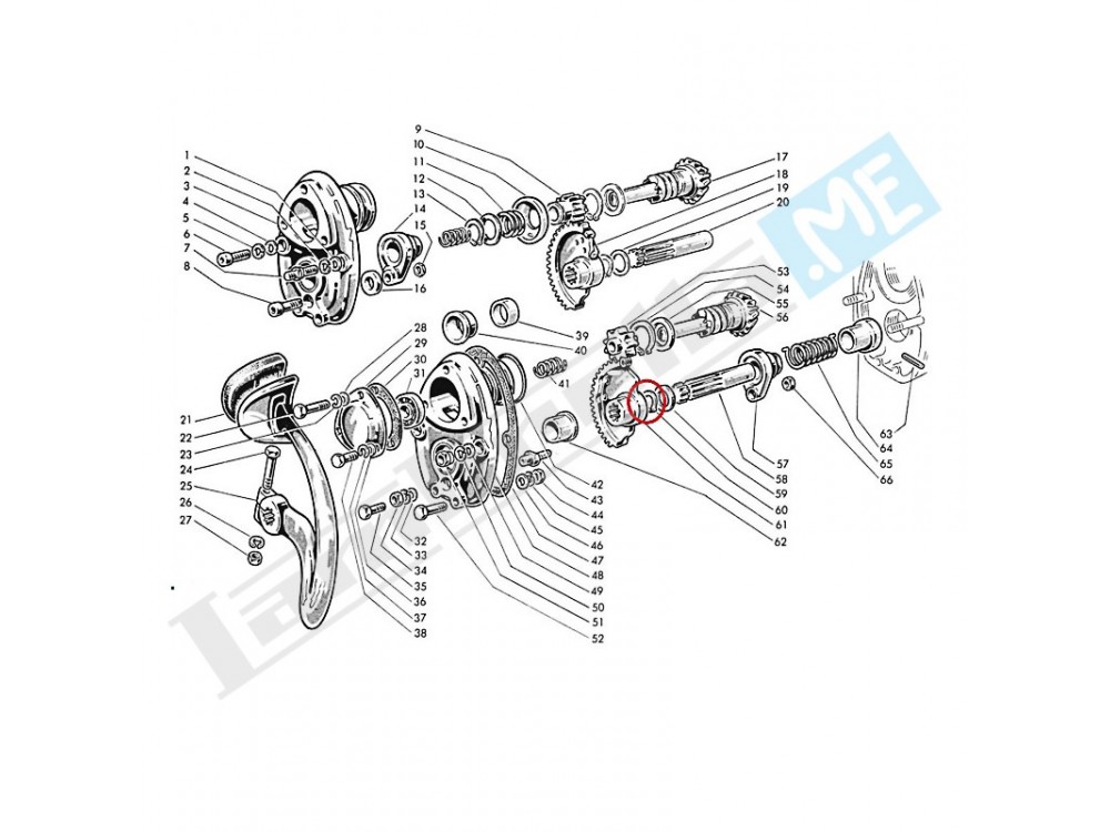 Kit 3 gabbie a rulli motore