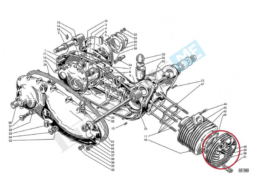 Testata cilindro 150cc