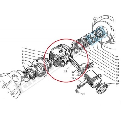 Albero motore completo SX200