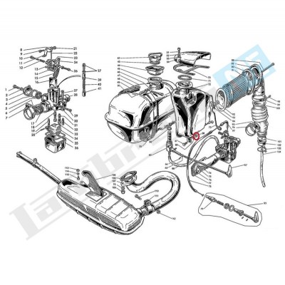 Dado Ø 6mm, alto, chiave 10mm