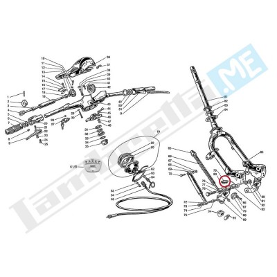 Tampone fine corsa inferiore