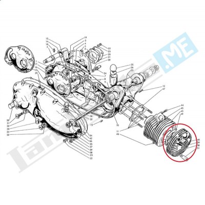 Testata cilindro 150cc