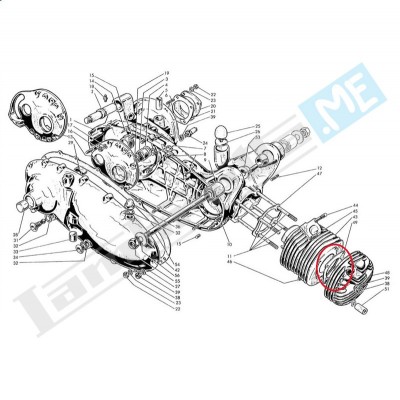 Guarnizione Testa 125cc