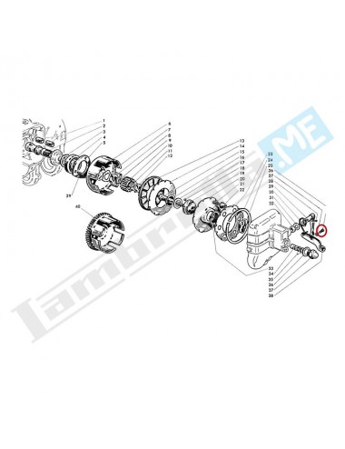 Vite Ø 5x10mm chiave 8mm