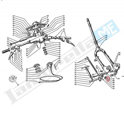 Vite Ø 6x10mm chiave 10mm