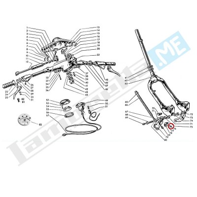 Vite Ø 6x10mm chiave 10mm