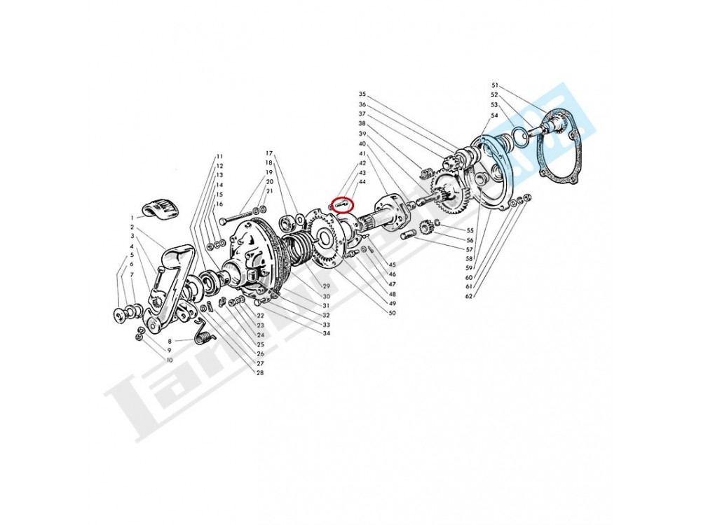 Vite Ø6x30mm chiave 10mm