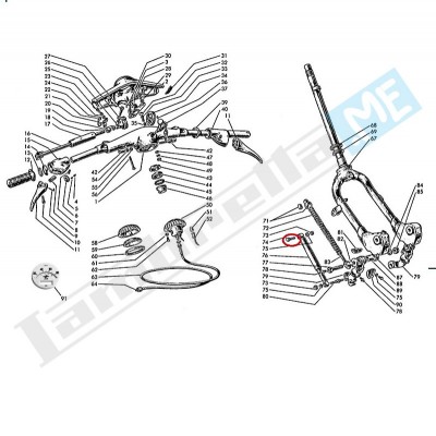 Vite Ø6x30mm chiave 10mm