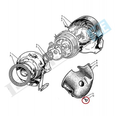 Vite Ø8X15mm chiave 14mm