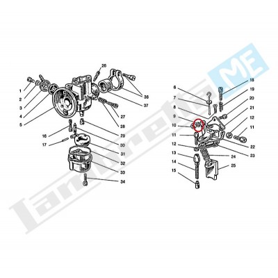 Rondella elastica Ø4mm