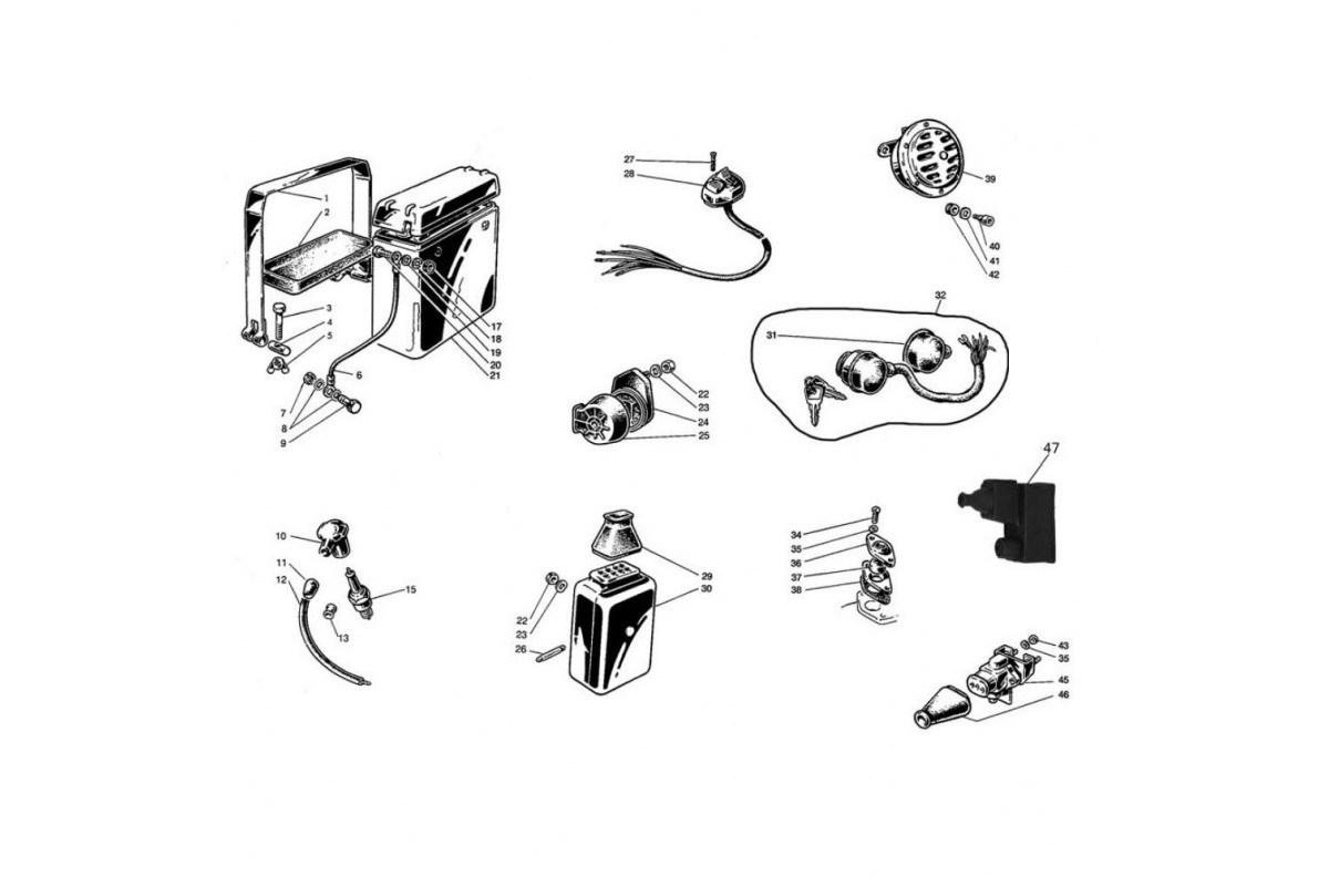 Batteria e Apparecchiature Elettriche (Tav.12)