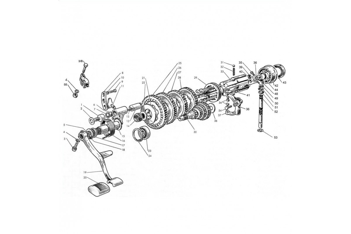 BGM7774 - Ammortizzatori anteriori BGM PRO F16 SPORT- Lambretta  LI2-LI3-S-SX-TV-DL Nero