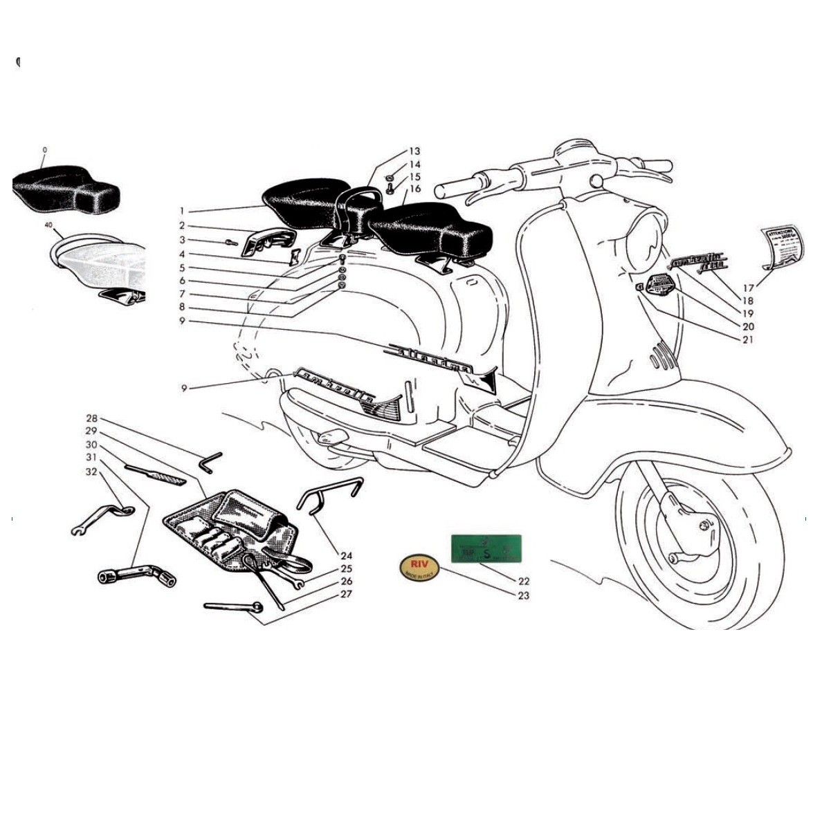 CHIAVE CANDELA 13 x 11 x 21-22 VESPA PX 152131 -LazioRicambiWeb